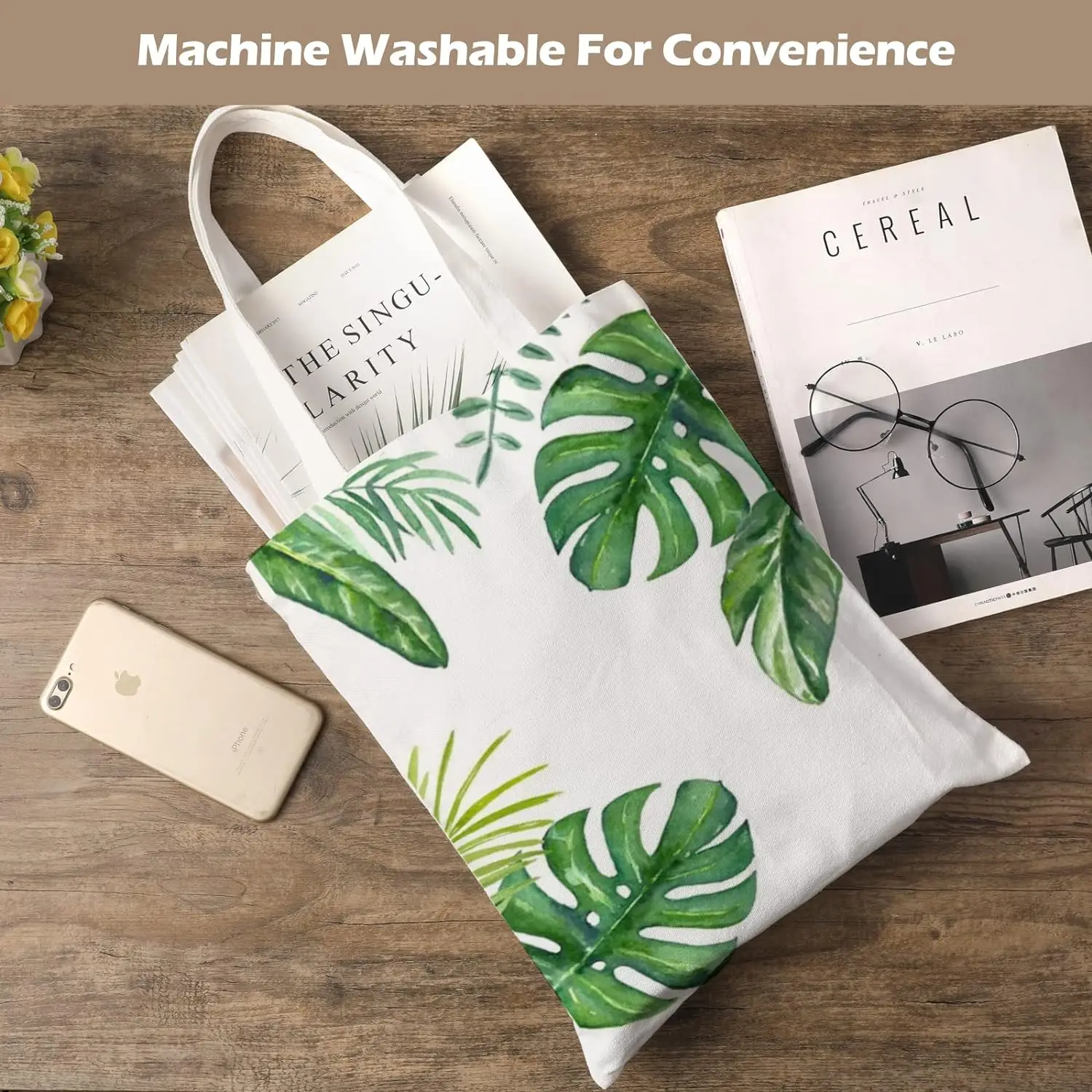 6pcs White Canvas Tote Bags, S - đánh giá và giá Tote Bag Sublimation