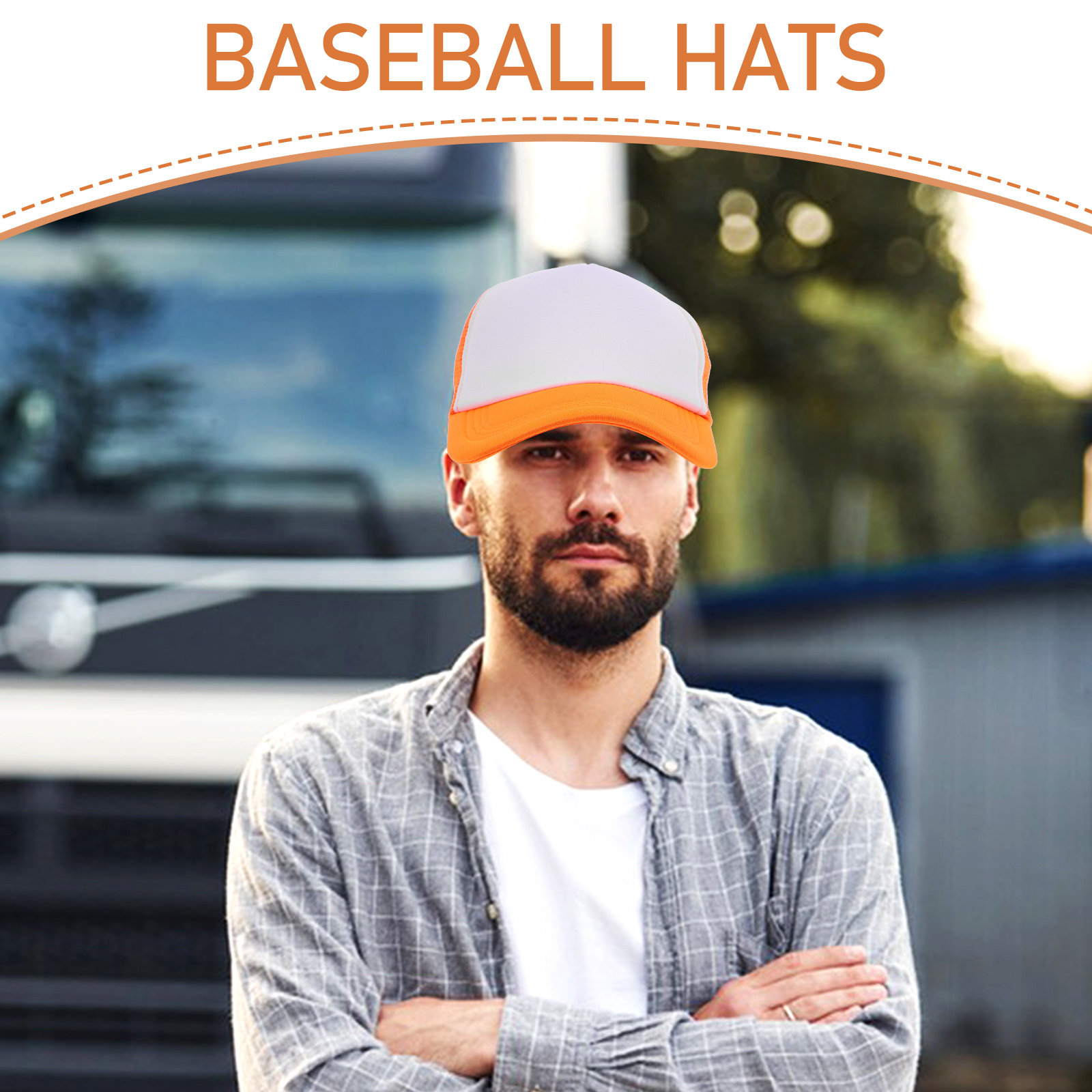 10Pcs Blank Mesh Baseball Caps - đánh giá và giá Hat Sublimation Blank