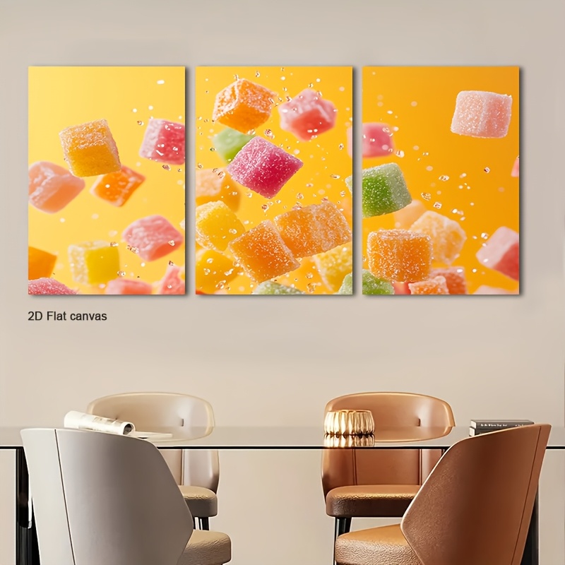 Frameless Canvas 3pcs Floating - đánh giá và giá Canvas Wrap Ready