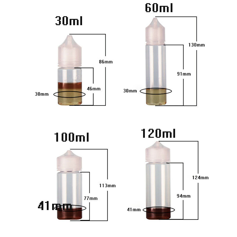 5 Chiếc 30Ml/60Ml/100Ml/120Ml  - đánh giá và giá Water Bottle Blank