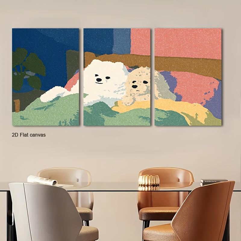Frameless Canvas 3pcs Framed F - đánh giá và giá Canvas Wrap Ready