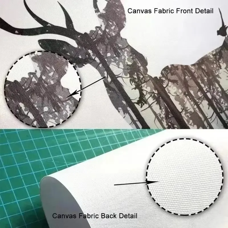 2D Flat, 3pcs, wrapped canvas, - đánh giá và giá Canvas Wrap Ready