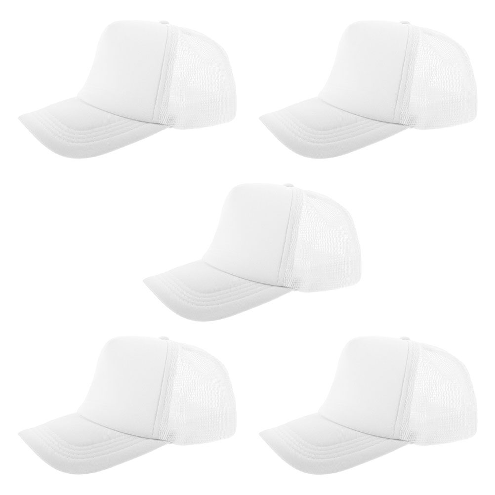 5Pcs Blank Mesh Baseball Cap D - đánh giá và giá Hat Sublimation Blank