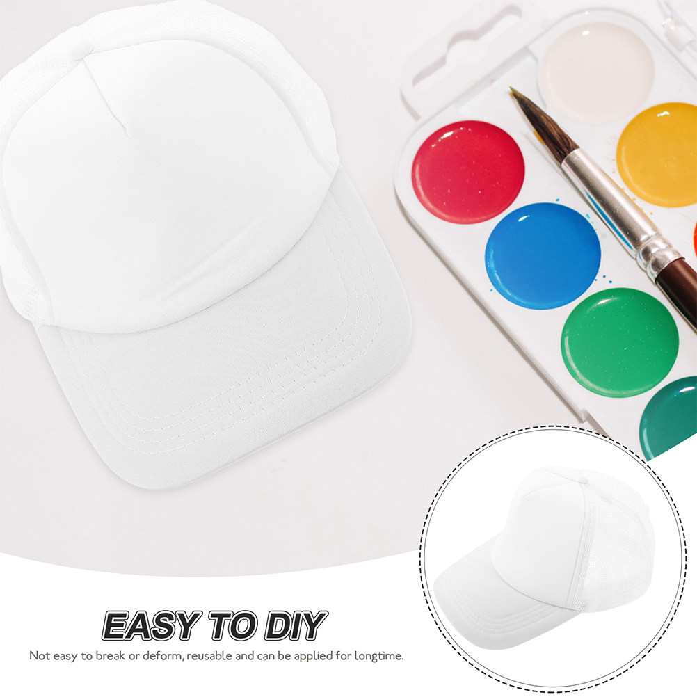 5Pcs Blank Mesh Baseball Cap D - đánh giá và giá Hat Sublimation Blank