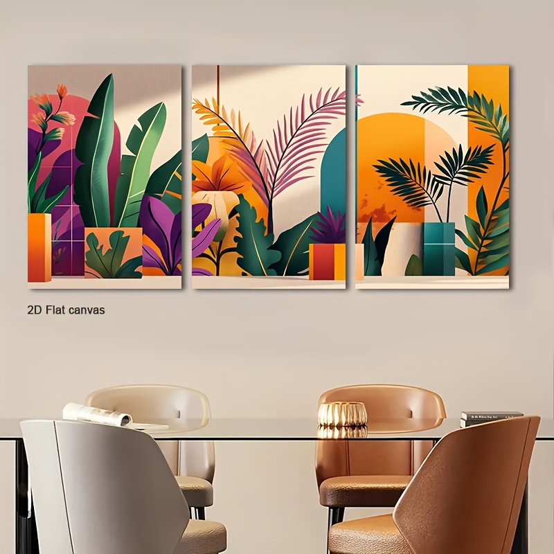 Frameless Canvas 3pcs Framed T - đánh giá và giá Canvas Wrap Ready