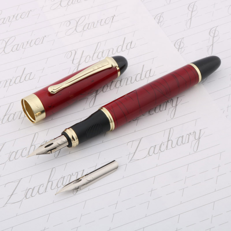 Sang Trọng Jinhao 450 Bút Máy  - đánh giá và giá Zebra Pen Sarasa